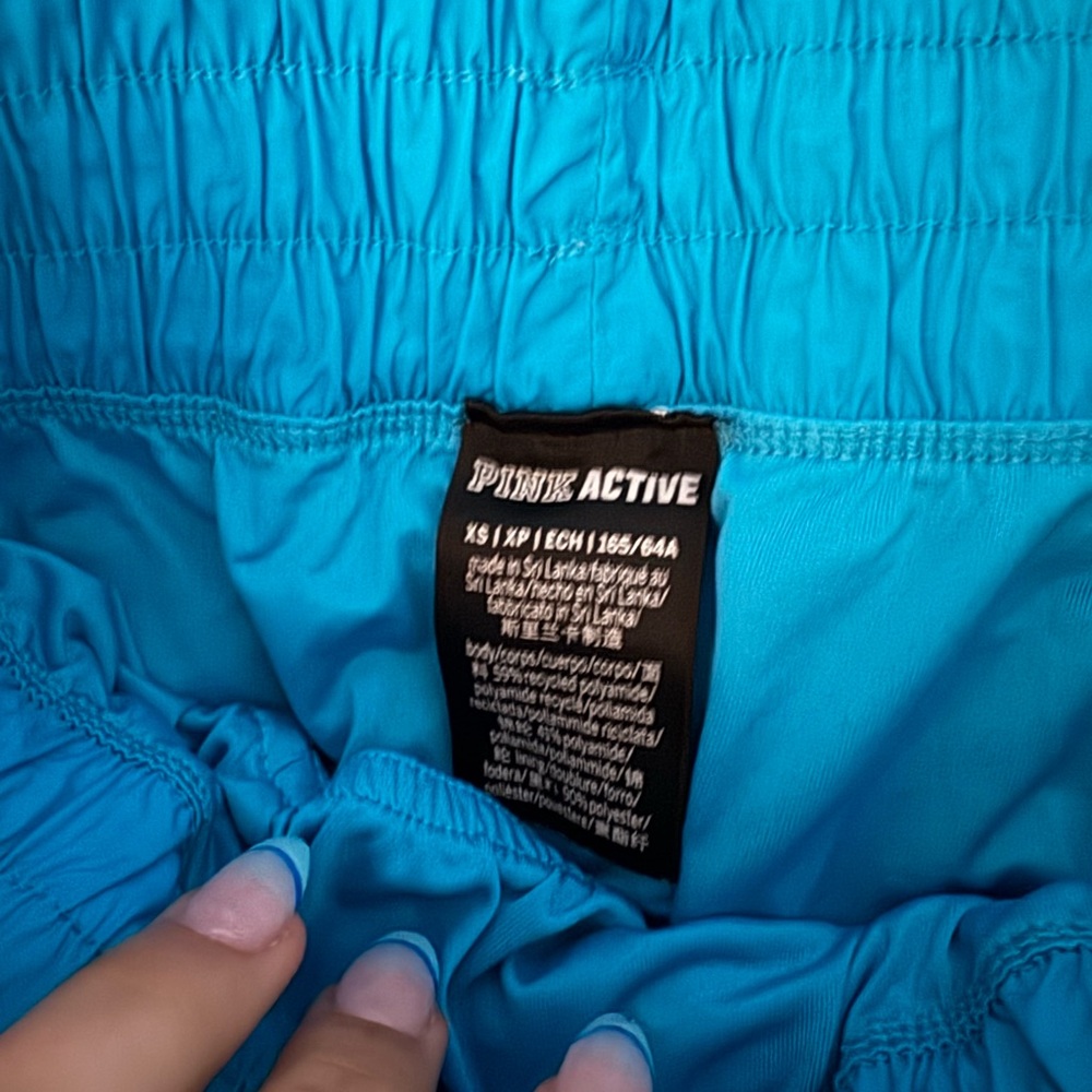 Pink Active Blue Athletic Shorts